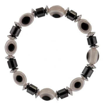 Hematit karkötő – Eye (szürke)