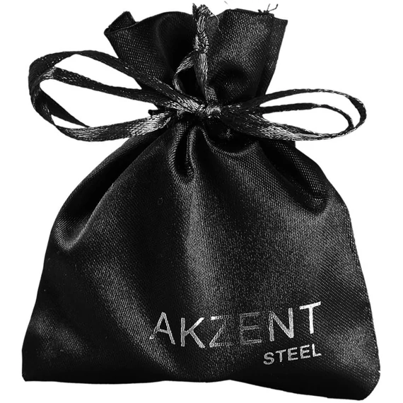 Akzent fekete ajándéktasak –  elölnézet