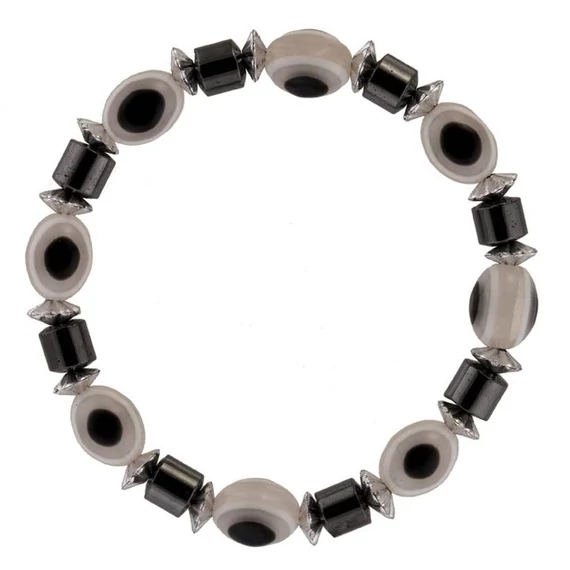 Hematit karkötő – Eye (szürke)